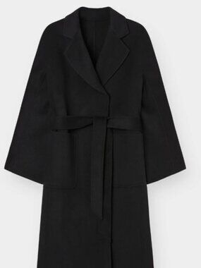 The Curated Classic Coat Black S